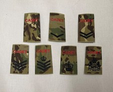 Army Cadet Rank Slides ACF CCF
