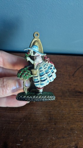 Vintage hand painted brass - vintage,