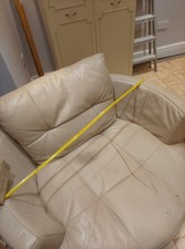 Leather Couch Large Round