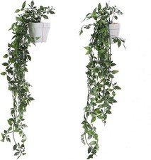 2x Artificial flowers outdoor
