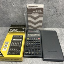 Vintage Sharp Scientific Calculator El-531G Boxed Mint with Instructions
