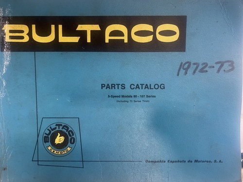 Bultaco factory alpina - factory,