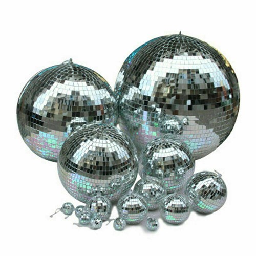 Mirror disco ball silver - mirror,