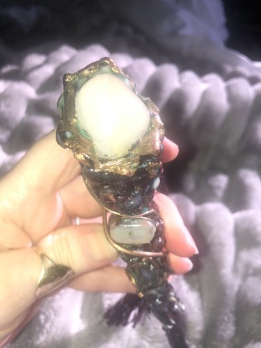 Handmade wood snow quartz - handmade,