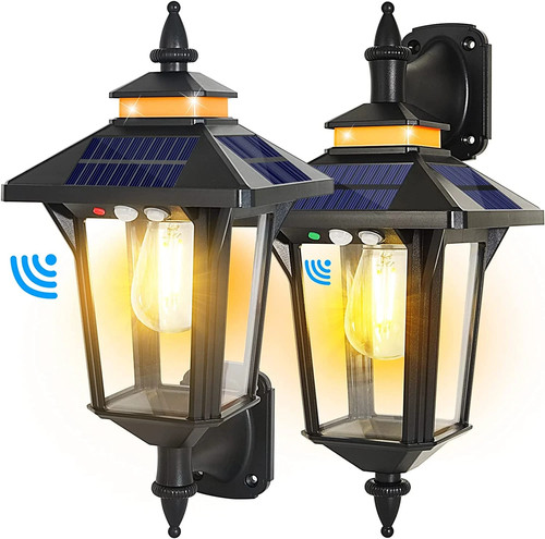 Pack solar wall lantern - wall,