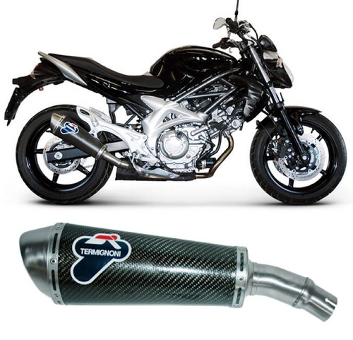 Termignoni exhaust oval carbon - exhaust,