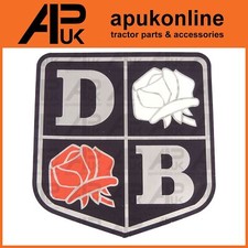 Silver Roses Decal Emblem Sticker Badge for David Brown 880 990 995 996 Tractor