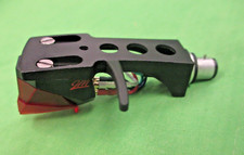 JVC  TURNTABLE TYPE HEADSHELL  NEW WITH  ORTOFON 2M Red ELLIPTICAL  CARTRIDGE