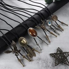 Western Cowboy Bolo Tie Black