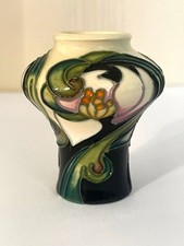 Moorcroft Lily Fair Vase 10/2 Shape by Emma Bossons 5.5cm Tall [Second]
