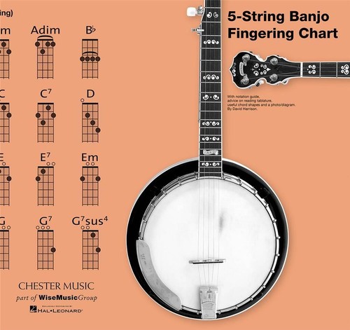 String banjo fingering chart - fingering,