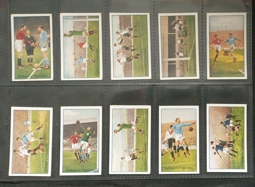Gallaher full set footballers - gallaher-full, set-