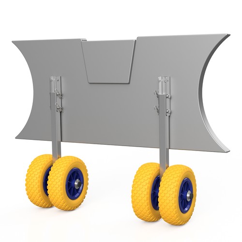 Boat transom wheels - transom, launching