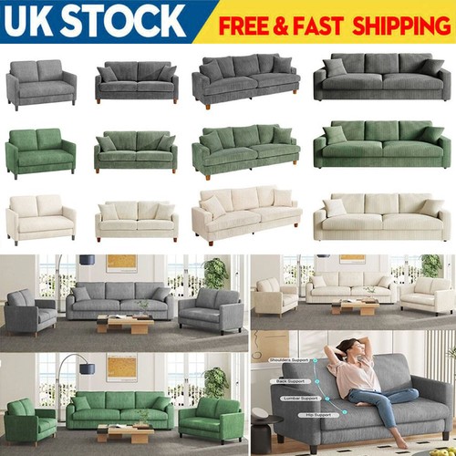 Seater corduroy sofa jumbo - 3/4,