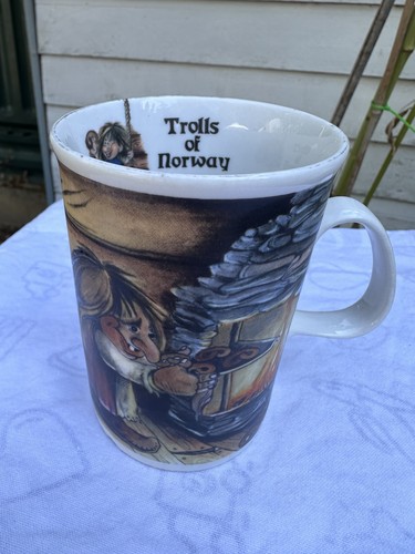 Trolls norway vintage mug - trolls,