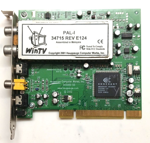 Hauppauge wintv pal 34715 - wintv,