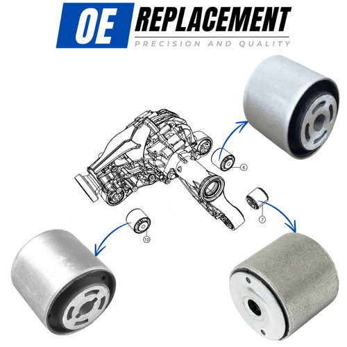 Front axle divider - front, set