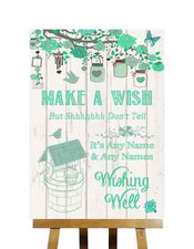 Green Rustic Wood Effect