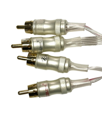 Snake gold silver plated hifi - silver,