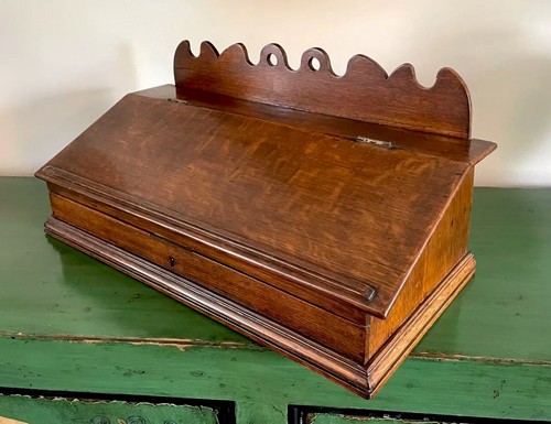 Antique writing slope desk - writing,