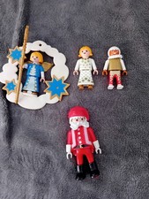 Playmobil Father Christmas Figure With Angles And Accessories