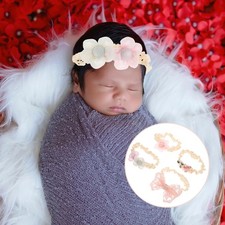  Infant Headbands for Baby Girl Toddler Hair Accessories Flower Floral Crown