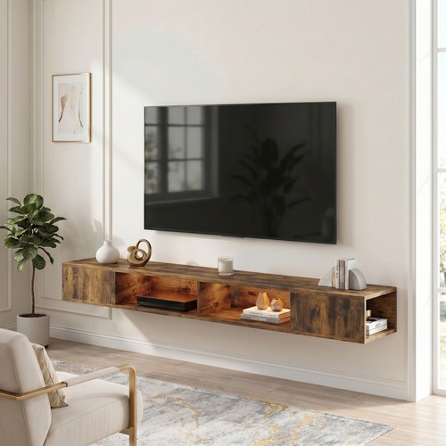 Floating stand with rgb - floating, tv