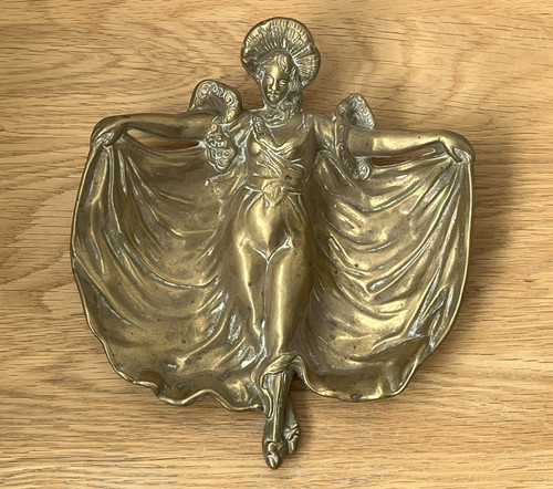Vintage solid brass art - vintage,