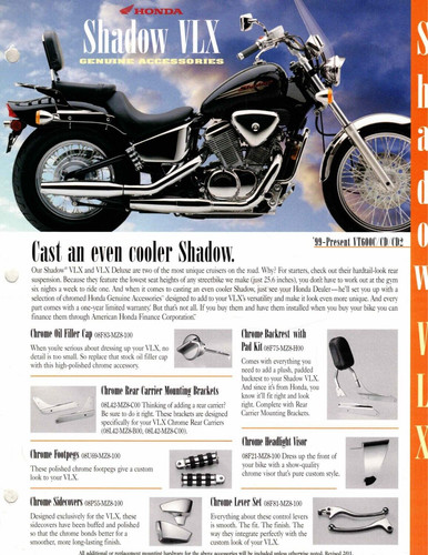Genuine honda accessories - genuine,