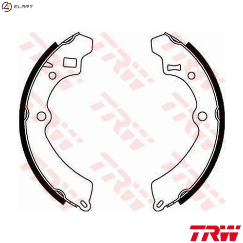 Brake shoe set - shoe,