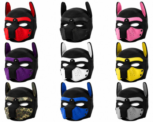 Adult hood dog mask - adult,