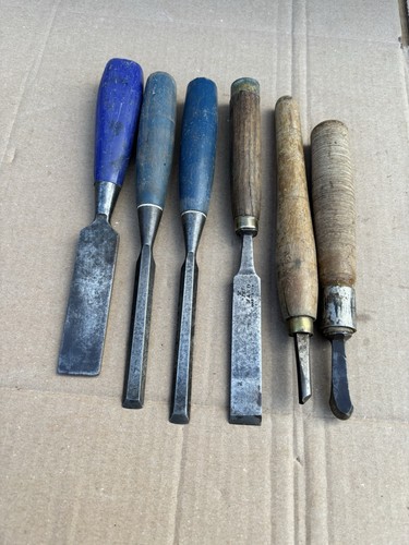 Job lot vintage chisels - lot,