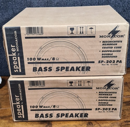 Monacor 202pa bass speaker - monacor, sp-202pa