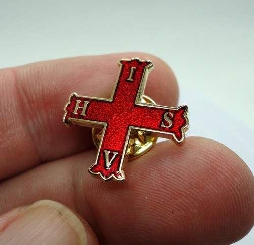Freemason red cross - red,