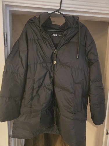Women black zara puffer - women's,
