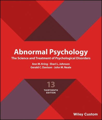 Abnormal psychology the - psychology:,