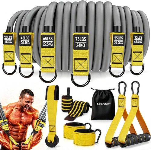 300lbs heavy resistance bands - 300lbs,
