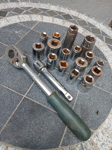 Drive socket set britool - 1/2, set,