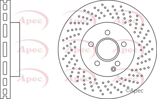 Apec brake disc front single - brake,