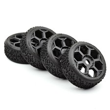 HPI Racing Vorza Buggy Hexcode Wheels with Causeway Tyres Full Set 160279 160280