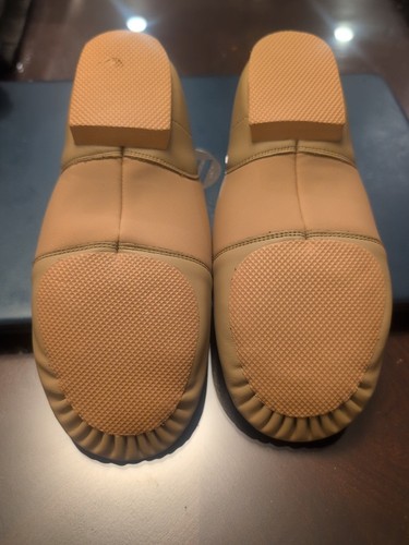 Tan leather jazz shoes slip - tan,