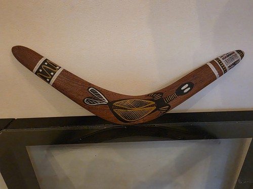 Australian boomerang hand - australian,