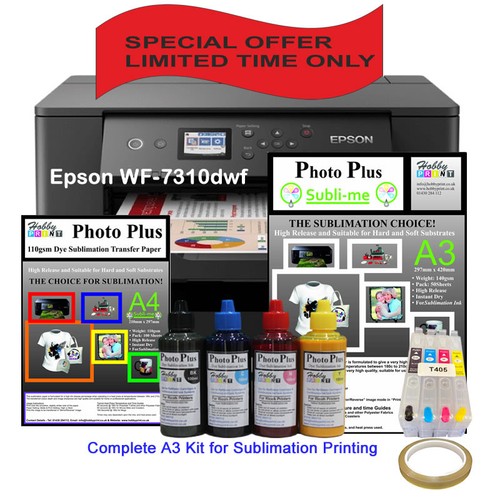 Sublimation printer bundle - a3,