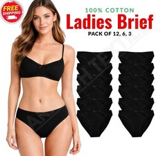12 Pack Ladies Briefs Maxi
