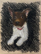 Personalised Oil Pastel Painting Of Pets