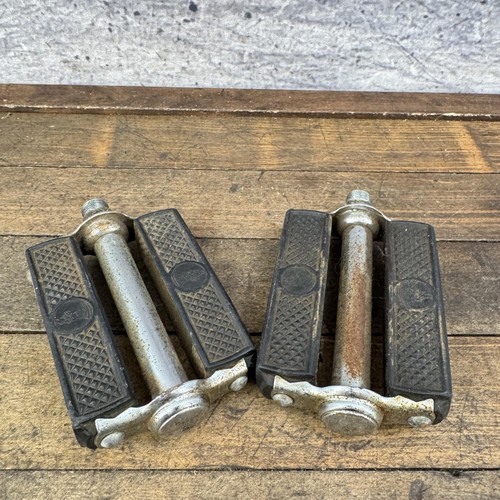 Vintage raleigh block pedals - vintage,