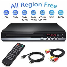 HDMI DVD Player for TV, 1080P Region Free DVD Players for TV,Slim Mini DVD Play