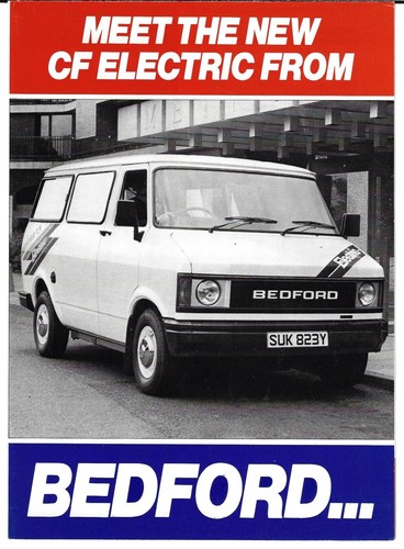 Bedford electric van - cf,