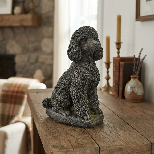 Stone garden large poodle - stone,