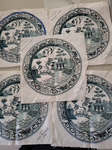 Vintage old bleach embroidery - old,